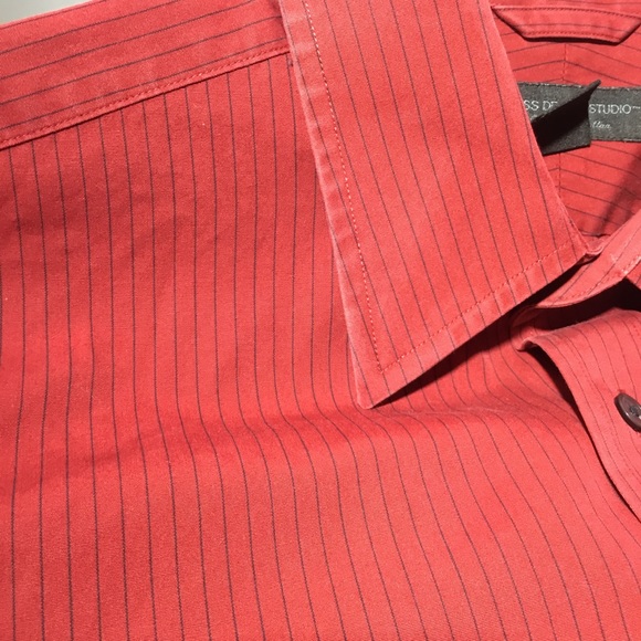 Express Design Studio Striped Button Down (A) - Picture 5 of 7